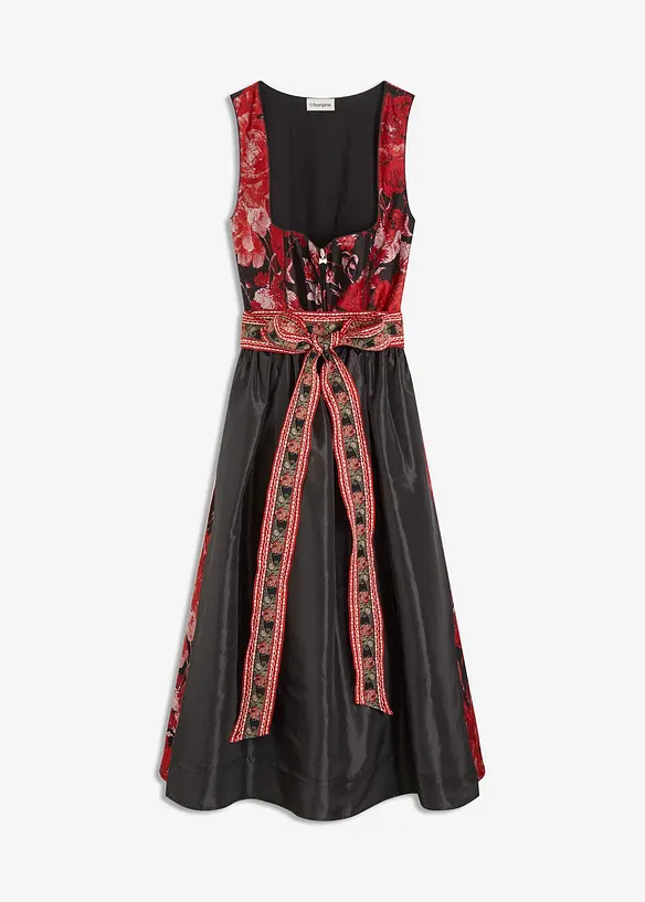 Kroj Dirndl s vyšívanou zástěrou (2dílná souprava), bonprix