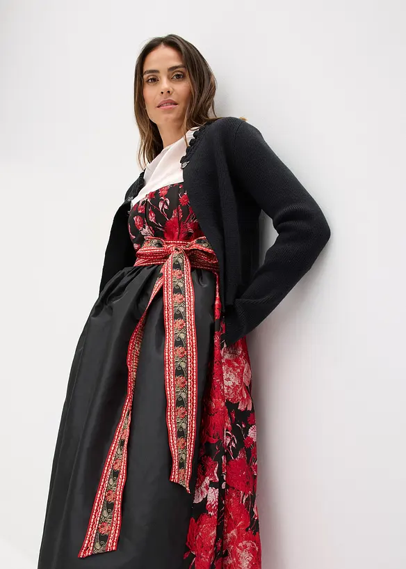 Kroj Dirndl s vyšívanou zástěrou (2dílná souprava), bonprix