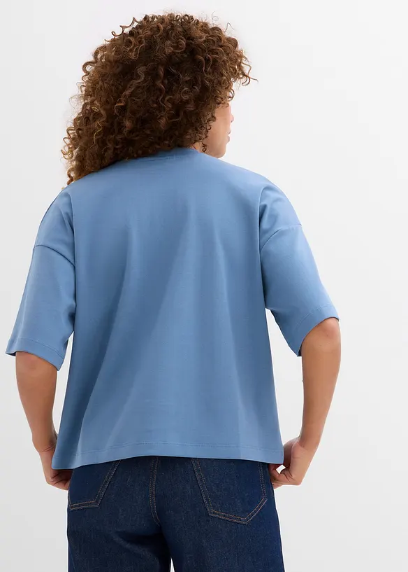 Oversize tričko z čisté těžké organické bavlny, bonprix