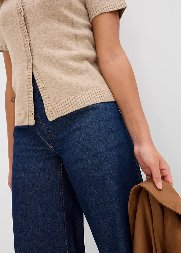 Pletený kabátek s krátkým rukávem, bonprix