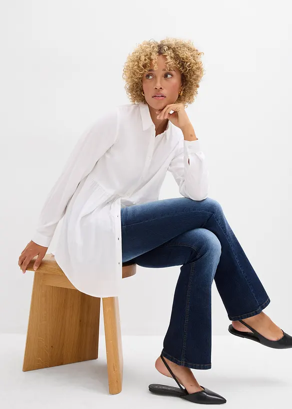 Dlouhá halenka z viskózy, bonprix