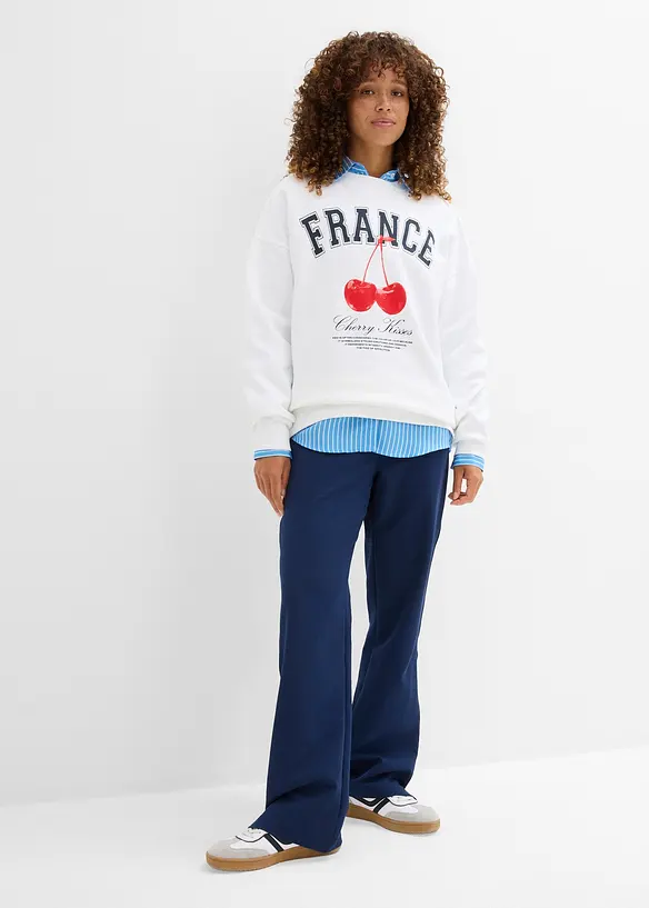 Oversize mikina z čisté organické bavlny, bonprix