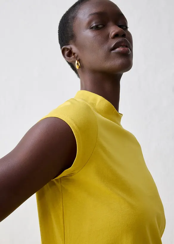 Tričko s podílem hedvábí, bonprix