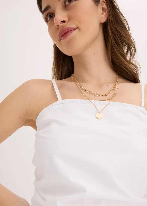 Bandeau šaty z čisté bavlny, bonprix