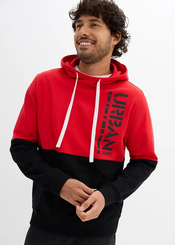 Mikina s kapucí, Slim Fit, bonprix