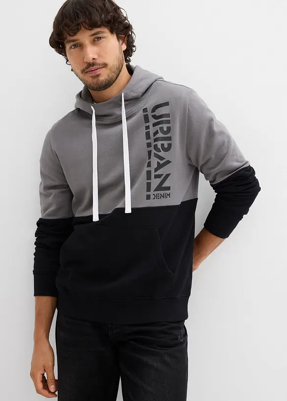 Mikina s kapucí, Slim Fit, bonprix