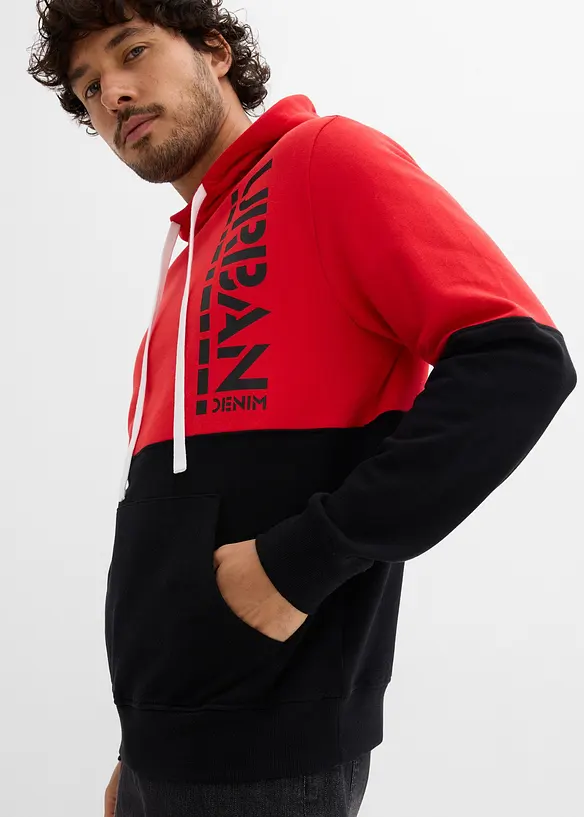 Mikina s kapucí, Slim Fit, bonprix