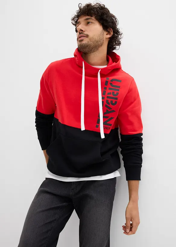 Mikina s kapucí, Slim Fit, bonprix