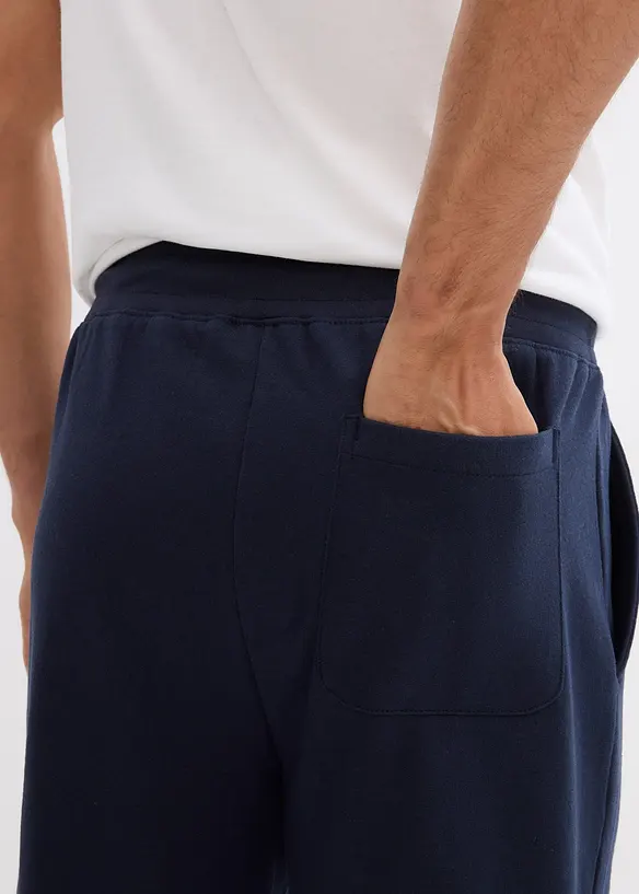 Joggingové kalhoty s žebrovaným nápletem na spodním okraji, bonprix