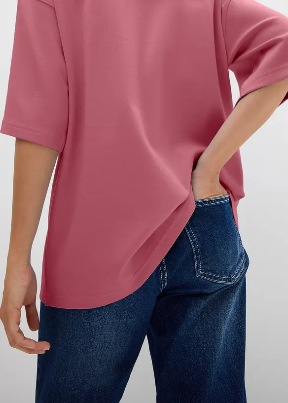 Oversize tričko z čisté těžké organické bavlny, bonprix