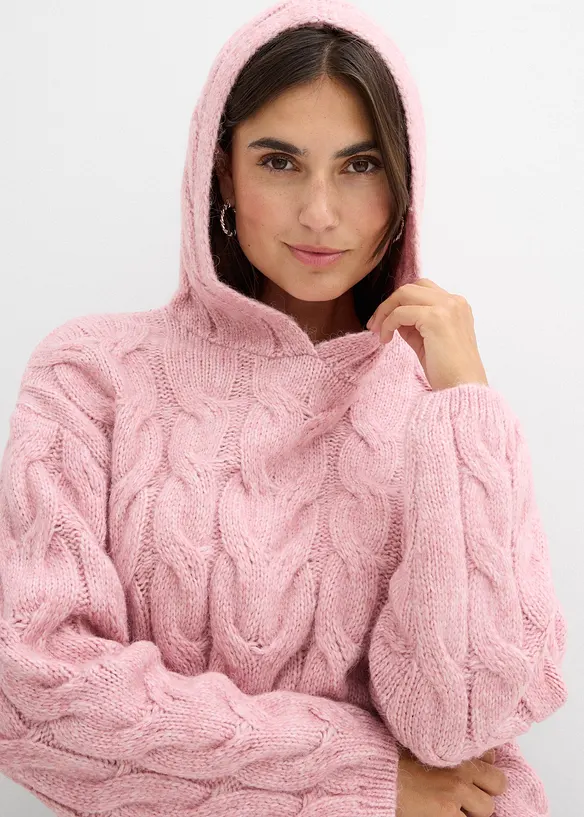 Svetr ze silnější pleteniny, z měkké vlněné směsi, bonprix