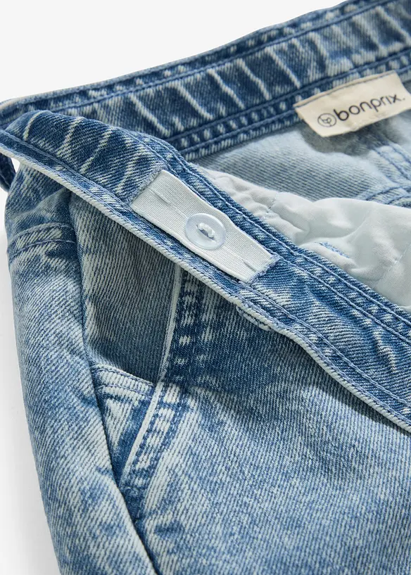 Široké cargo džíny, Mid Waist, bonprix