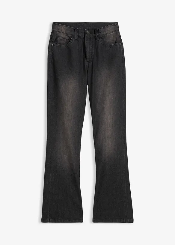 Džíny Bootcut, Mid Waist, bonprix