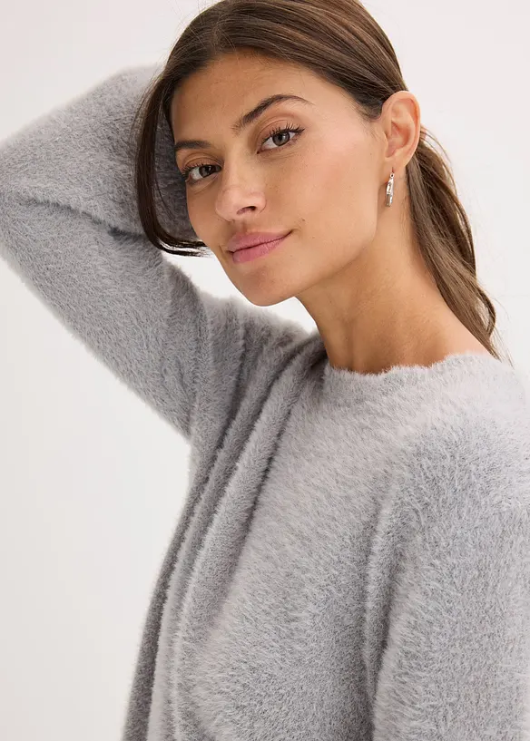 Měkký svetr se širokými rukávy, bonprix