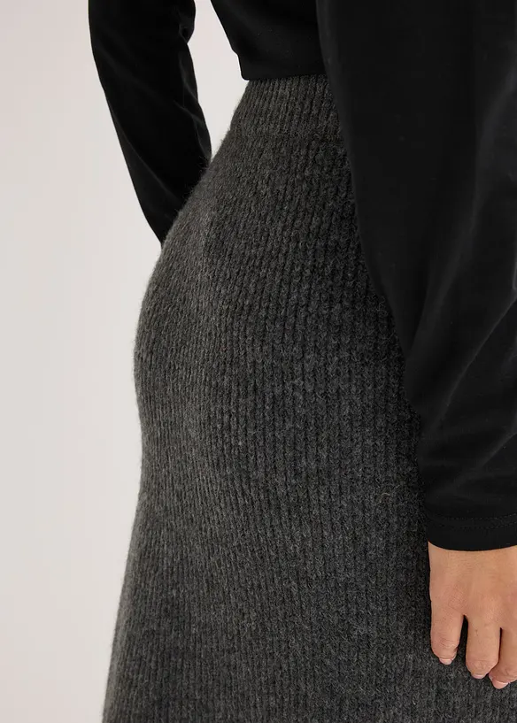 Pletená sukně v délce midi, bonprix