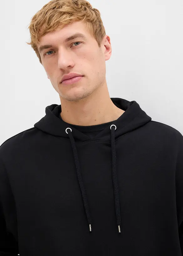 Mikina s kapucí, z čisté organické bavlny, Loose Fit, bonprix