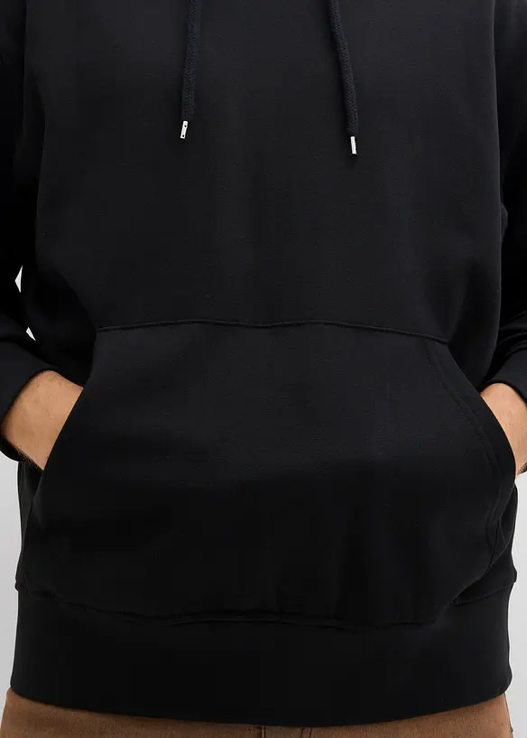 Mikina s kapucí, z čisté organické bavlny, Loose Fit, bonprix