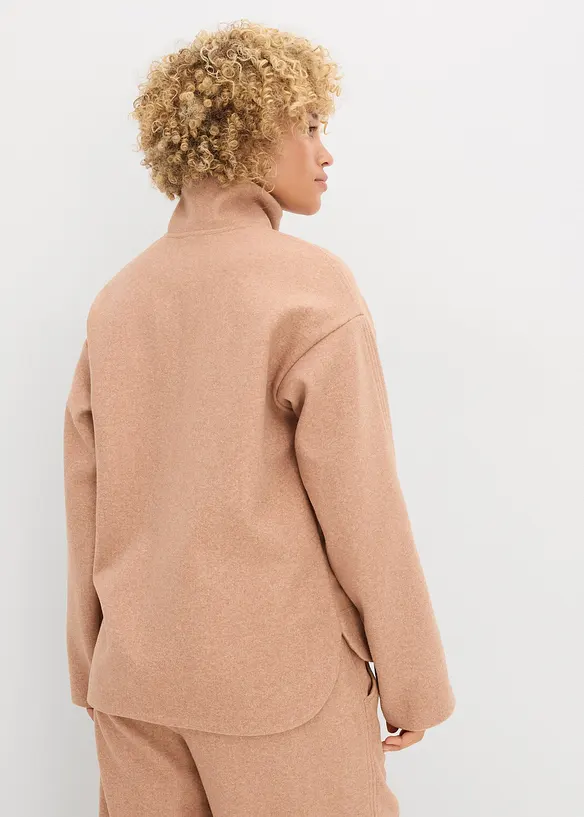 Oversize pulovr s vlněným vzhledem, bonprix