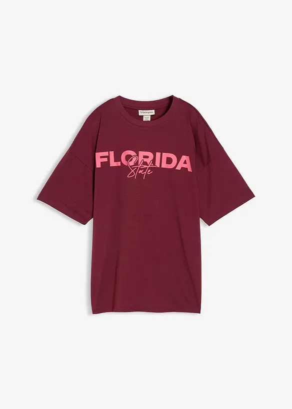 Oversize tričko z čisté organické bavlny, bonprix