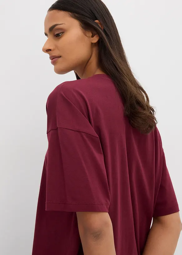 Oversize tričko z čisté organické bavlny, bonprix