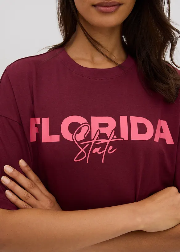 Oversize tričko z čisté organické bavlny, bonprix