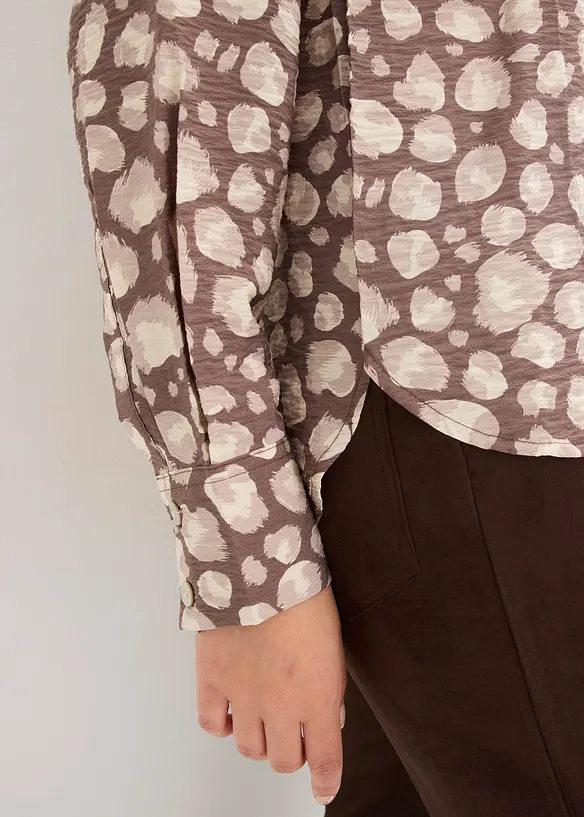 Viskózová halenka s netopýřími rukávy, bonprix