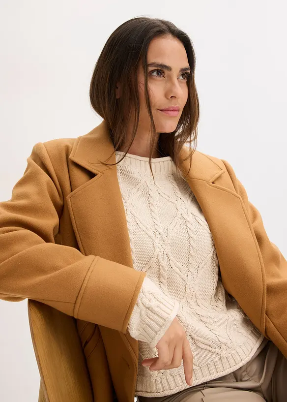 Svetr s podílem bavlny, bonprix