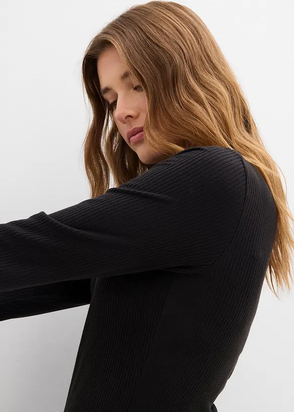 Žebrované termo tričko, bonprix