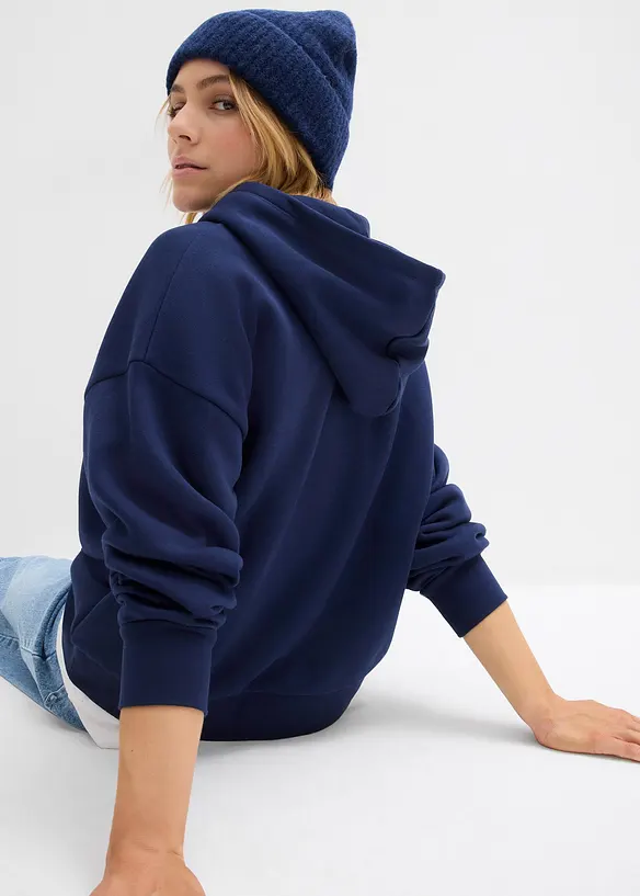Oversize mikina z bavlněné směsi, bonprix