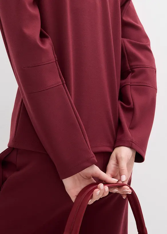 Triko s dlouhým rukávem, z materiálu Punto di Roma, bonprix