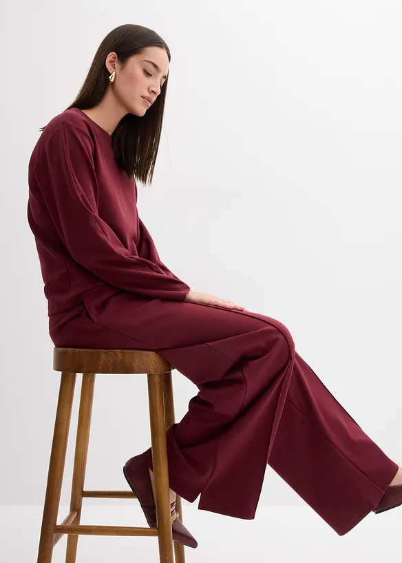 Triko s dlouhým rukávem, z materiálu Punto di Roma, bonprix