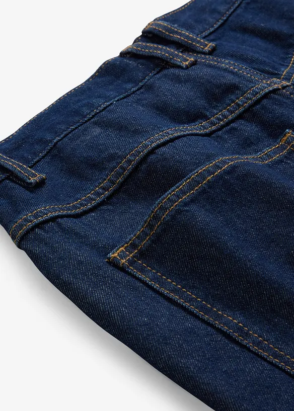 Džíny Straight, High Waist, Long, z organické bavlny, bonprix