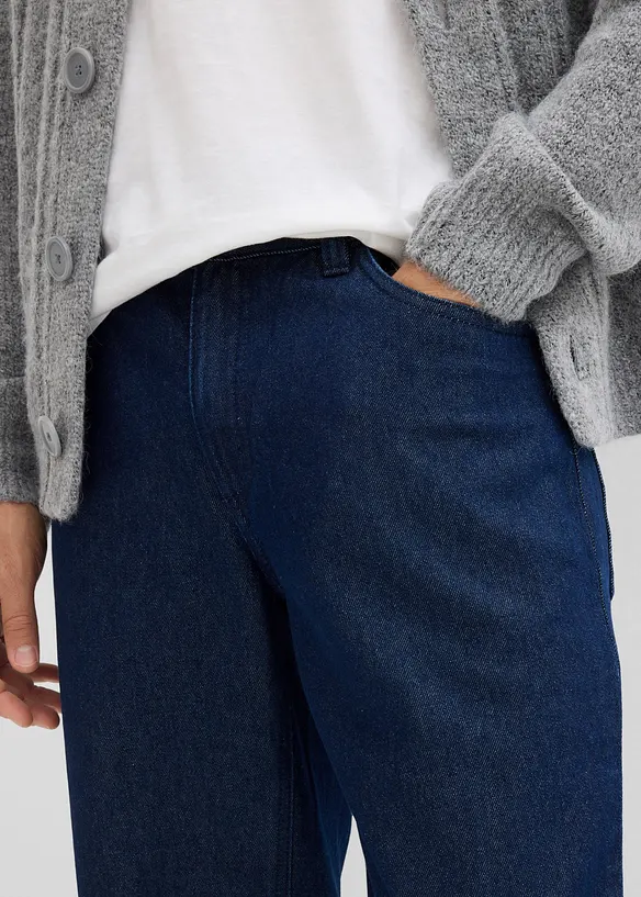 Džíny Relaxed Fit z čisté organické bavlny, Straight, bonprix