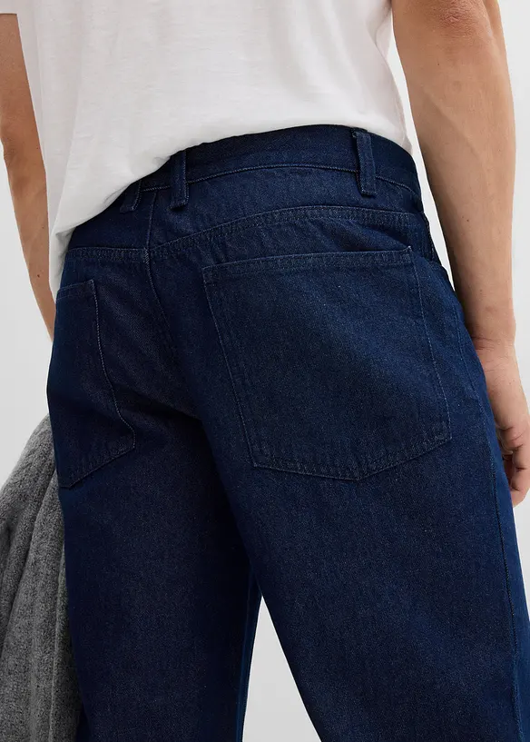 Džíny Relaxed Fit z čisté organické bavlny, Straight, bonprix