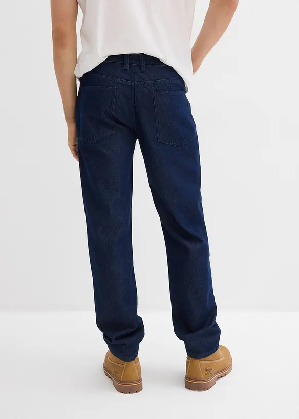 Džíny Relaxed Fit z čisté organické bavlny, Straight, bonprix
