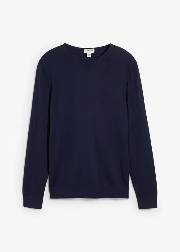 Svetr z jemné pleteniny s luxusní merino vlnou, bonprix