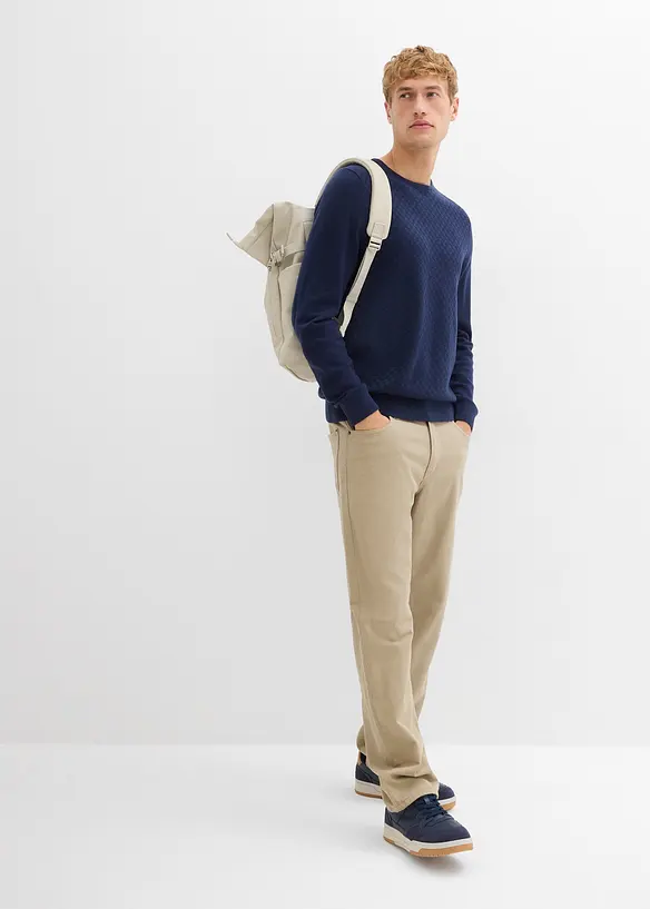 Svetr z jemné pleteniny s luxusní merino vlnou, bonprix