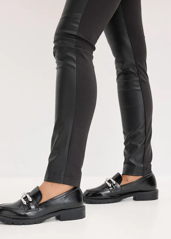 Kalhoty z umělé kůže a Punto di Roma, bonprix