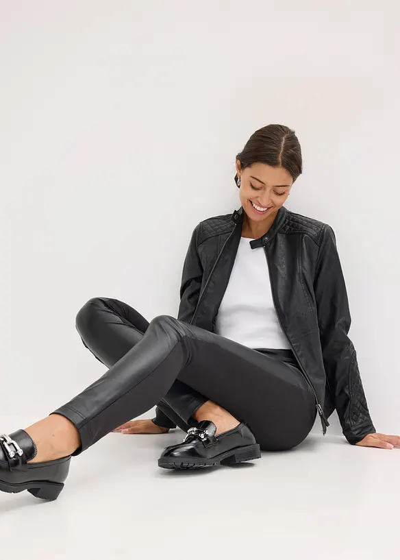 Kalhoty z umělé kůže a Punto di Roma, bonprix