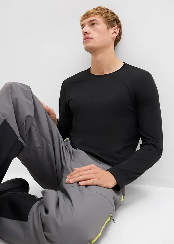 Termo tričko s dlouhým rukávem (2 ks v balení), Slim Fit, bonprix