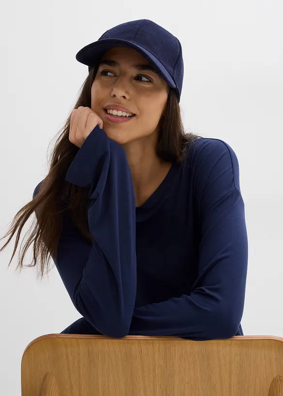 Oversize tričko ze splývavé směsi viskózy a elastanu, bonprix