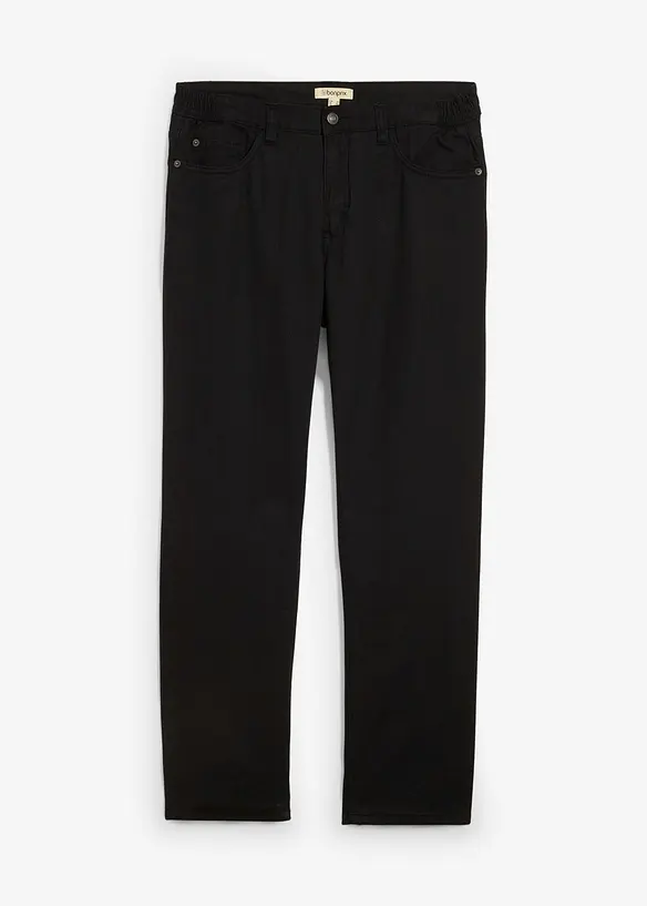 Termo kalhoty s pohodlným pasem, Relaxed Fit, Straight, bonprix