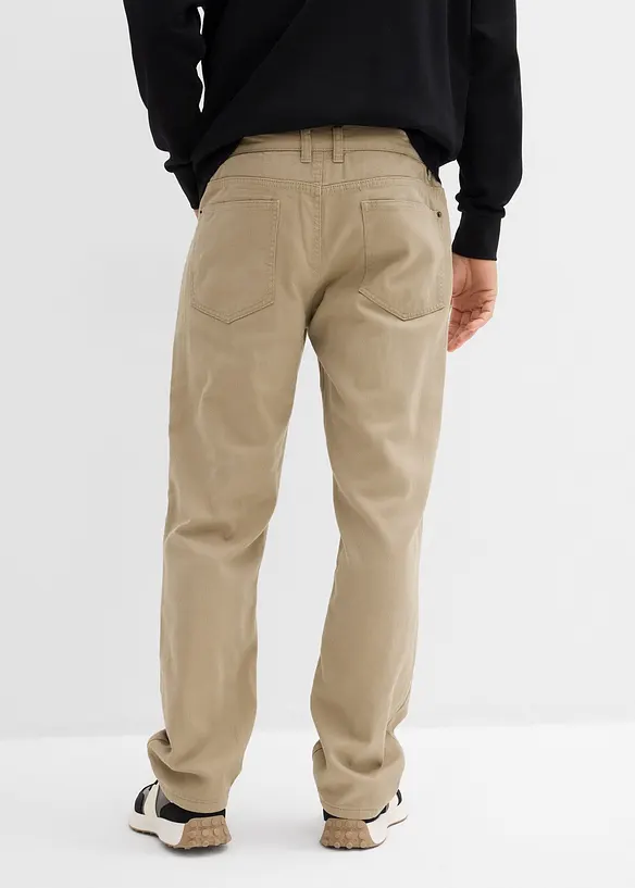 Termo kalhoty s pohodlným pasem, Relaxed Fit, Straight, bonprix