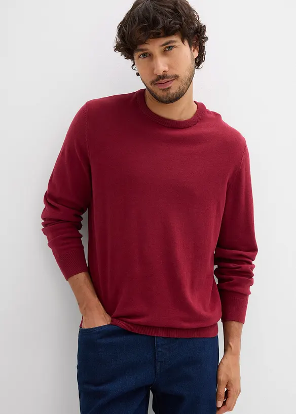 Svetr z jemné pleteniny, střih Regular Fit, bonprix