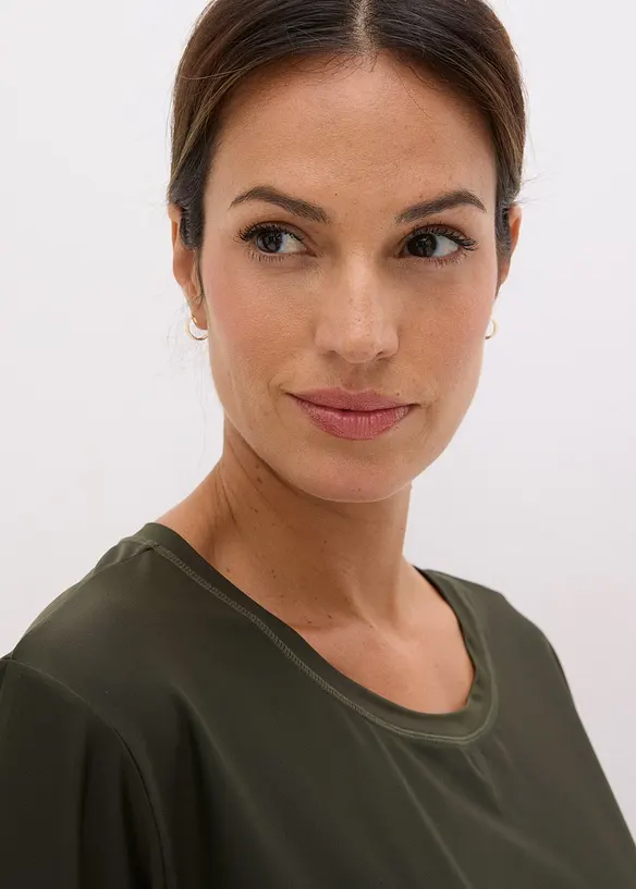 Velmi měkké funkční tričko s 3/4 rukávy, rychleschnoucí, bonprix