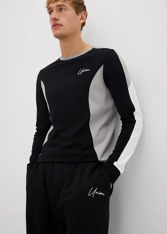 Joggingové kalhoty z čisté bavlny, Loose Fit, bonprix