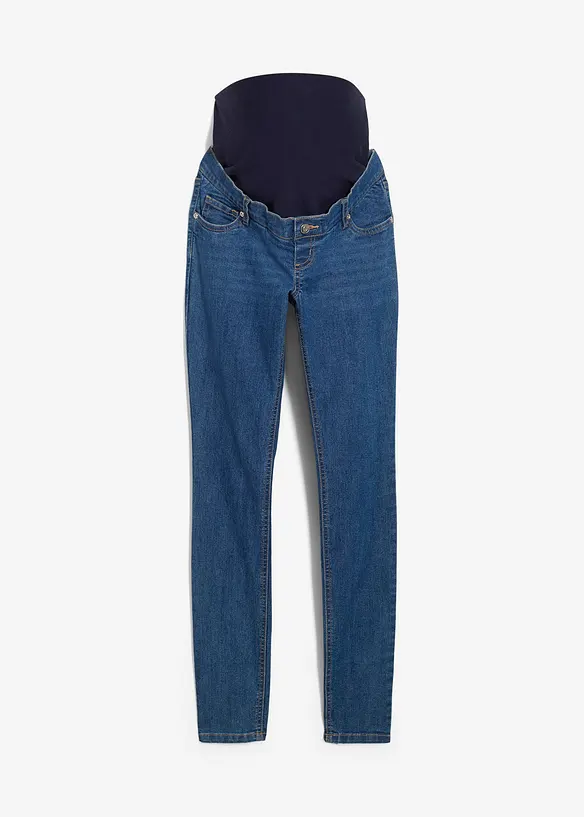 Těhotenské džíny s organickou bavlnou, Skinny, bonprix