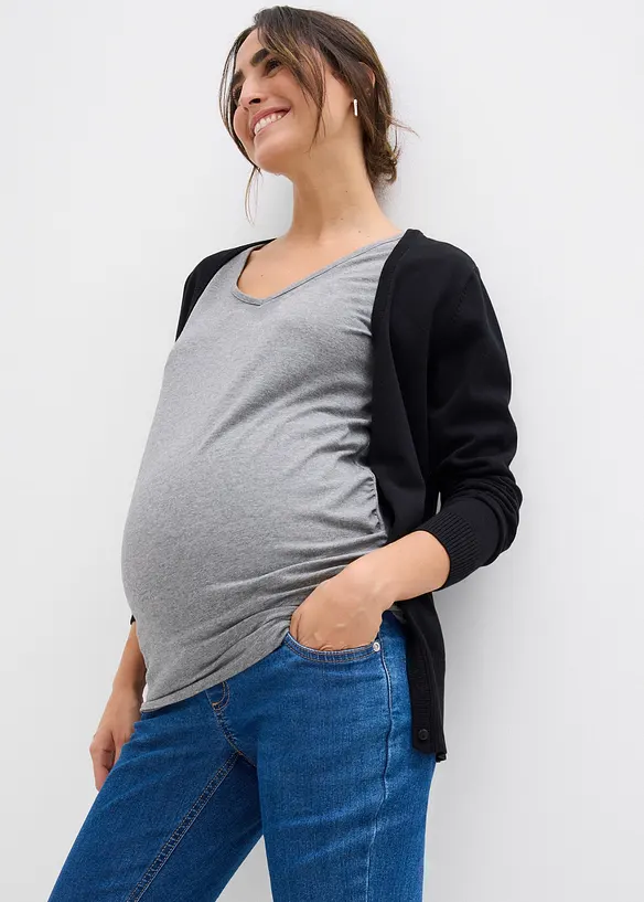 Těhotenské džíny s organickou bavlnou, Skinny, bonprix
