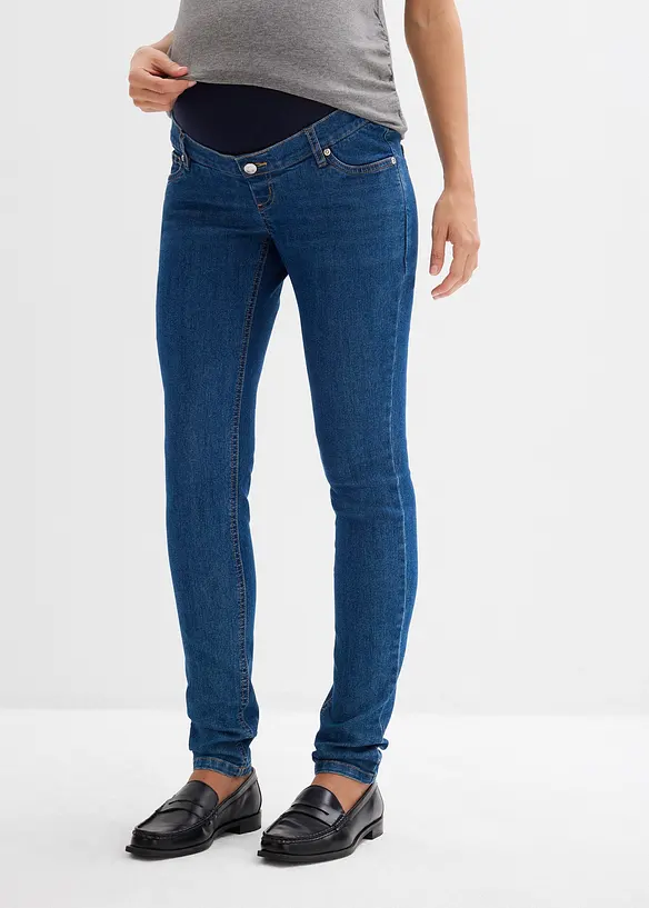 Těhotenské džíny s organickou bavlnou, Skinny, bonprix