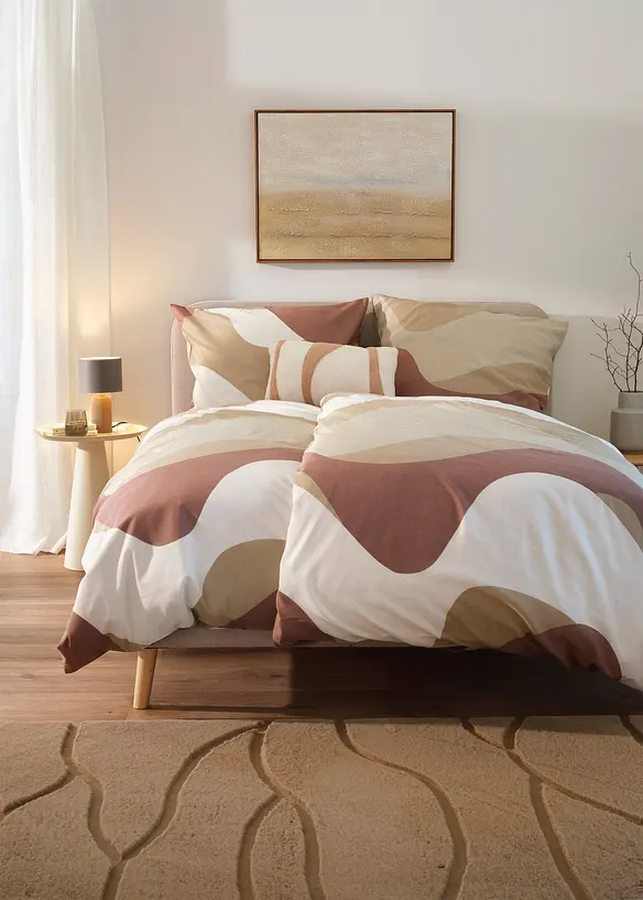 Souprava povlečení s grafickým designem, bonprix